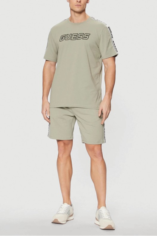 GUESS Green men's Arlo t-shirt