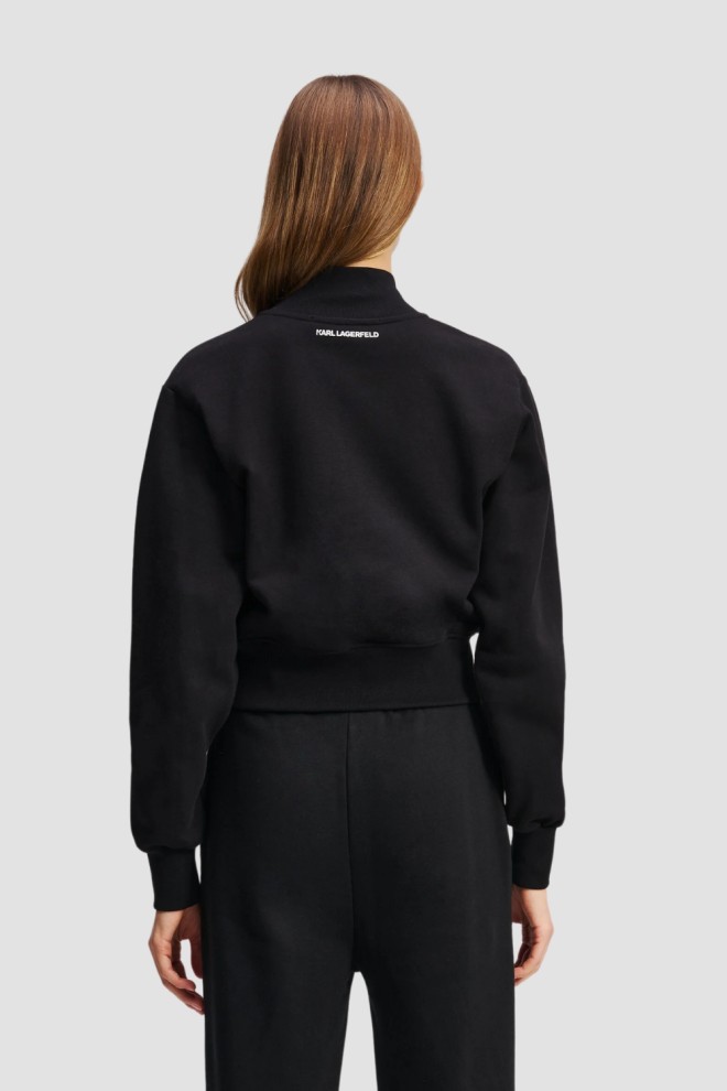 KARL LAGERFELD Сlack women's bomber Ikon Patch Buttons