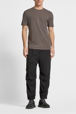 GUESS Brązowy t-shirt męski...