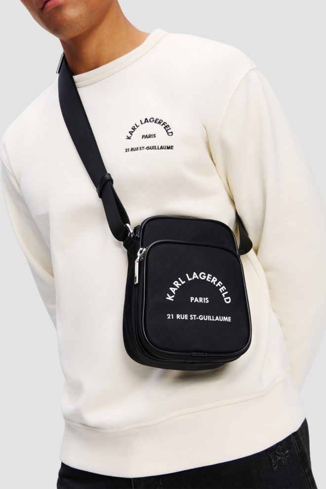 Чоловіче нейлонове саше KARL LAGERFELD чорного кольору