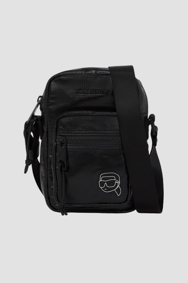 KARL LAGERFELD Bărbat negru Puffy Nylon Sachet