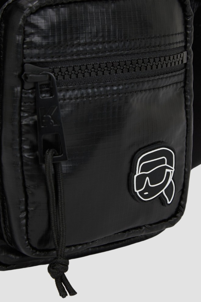 KARL LAGERFELD Bărbat negru Puffy Nylon Sachet