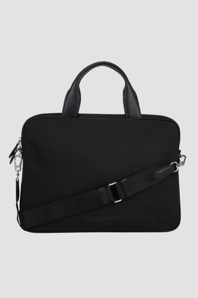 KARL LAGERFELD Black Ikon Neop briefcase