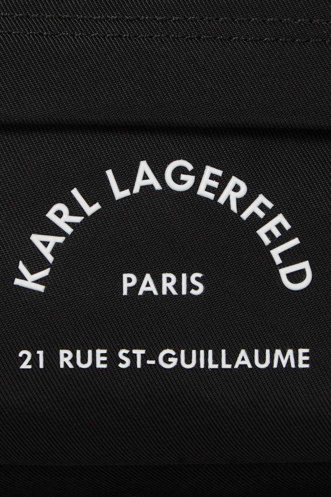 KARL LAGERFELD Czarna męska nerka K/rsg Nylon Bumbag