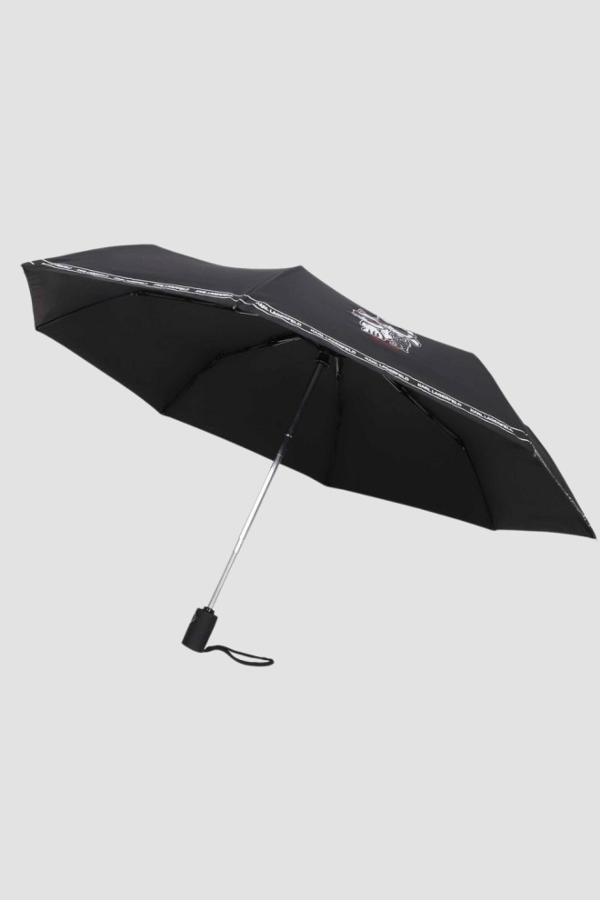 KARL LAGERFELD Black Women's Ikon Sketch Duo Umbrella