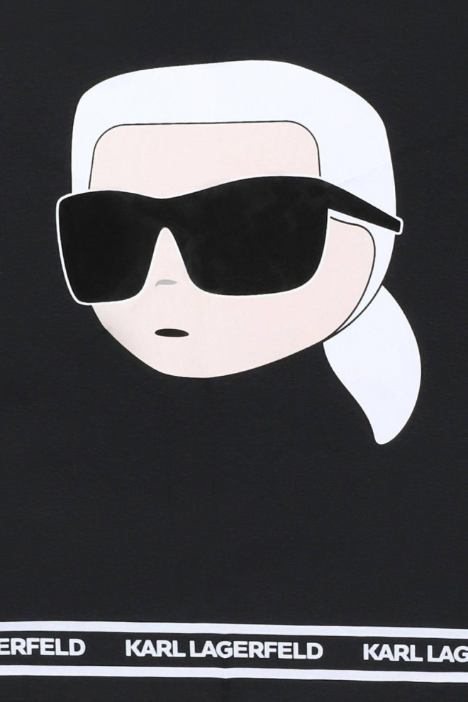 KARL LAGERFELD Black Women's Ikon SM Umbrella