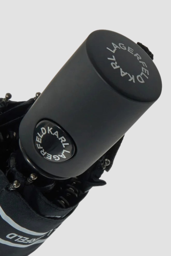 KARL LAGERFELD Negru Femei Ikon SM Umbrella