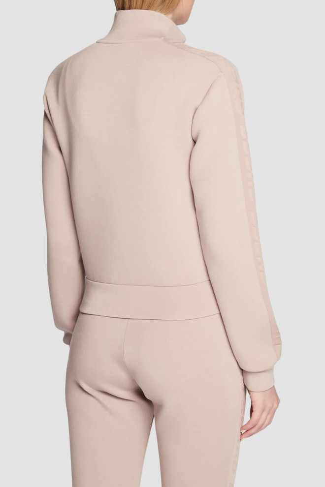 GUESS Różowa bluza damska z lampasami New Allie Scuba