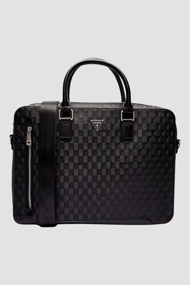 Чоловічий портфель GUESS Чорний Torino