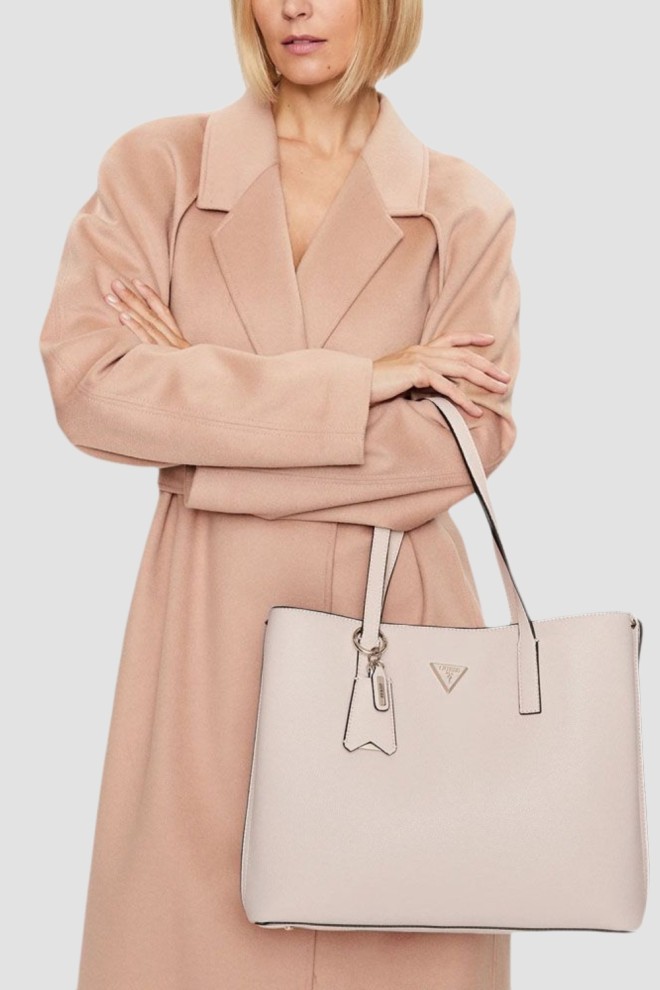 GUESS Biała damska torebka Girlfriend Tote