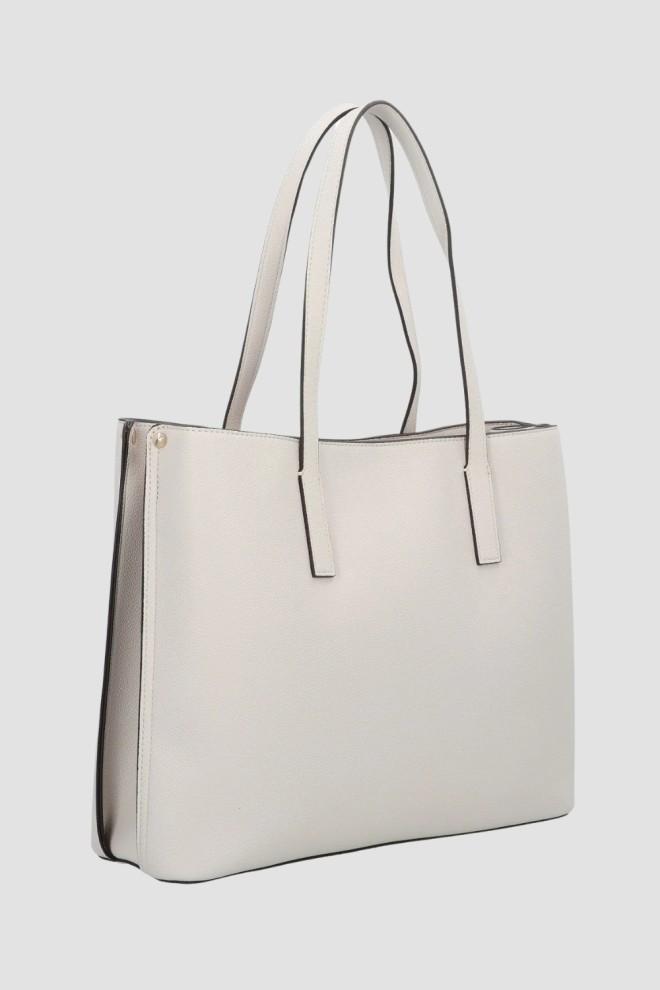 GUESS White Women's Girlfriend Tote Handbag