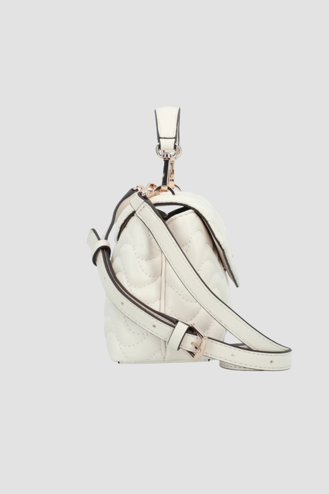 GUESS White Women's Quilted Mini Handbag