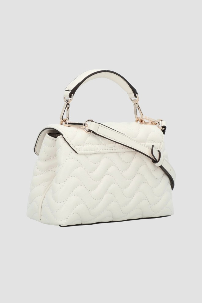 Біла жіноча стьобана міні-сумка GUESS