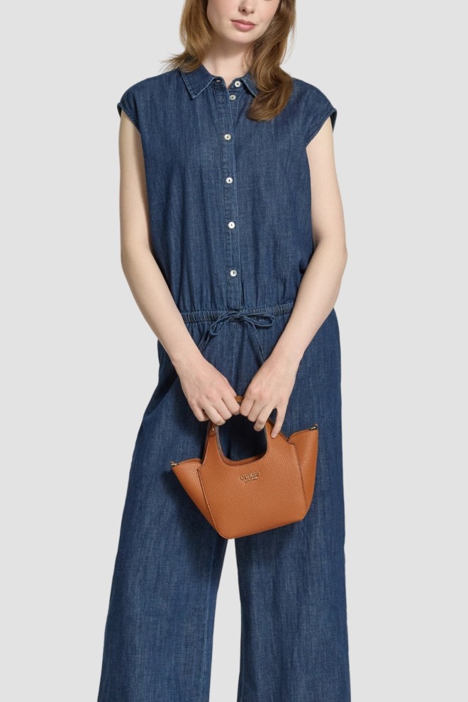 GUESS Brown Women's Calista 2-in-1 Mini Handbag