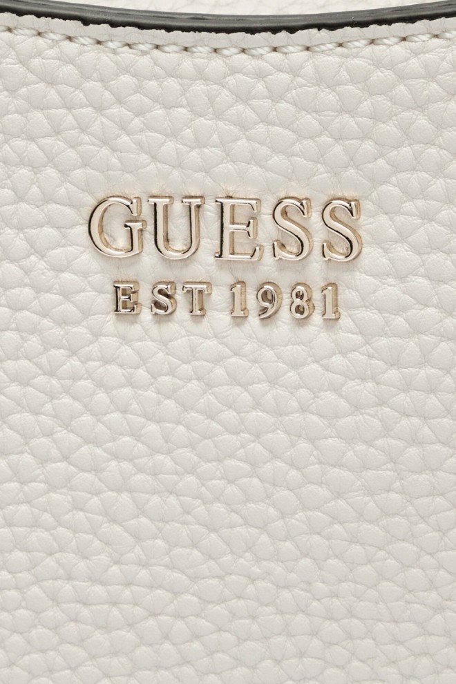 GUESS White Women's Classic SML Girlfriend Satchel Handbag
