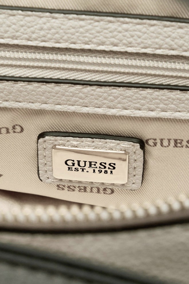 Geantă de mână GUESS Meridian II albă pentru femei