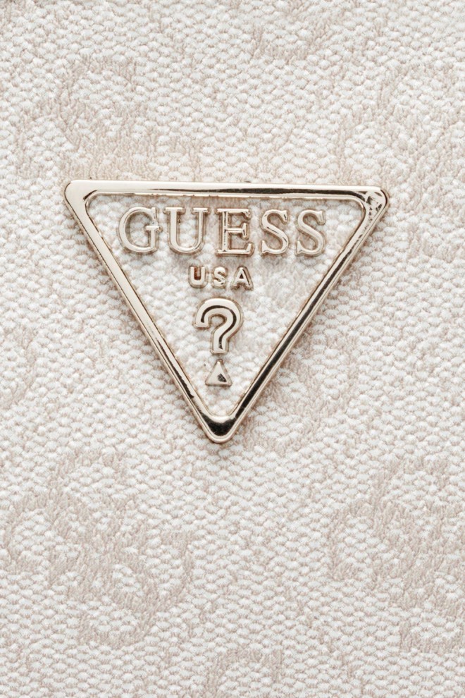 Жіноча біла сумочка GUESS з логотипом Noelle II