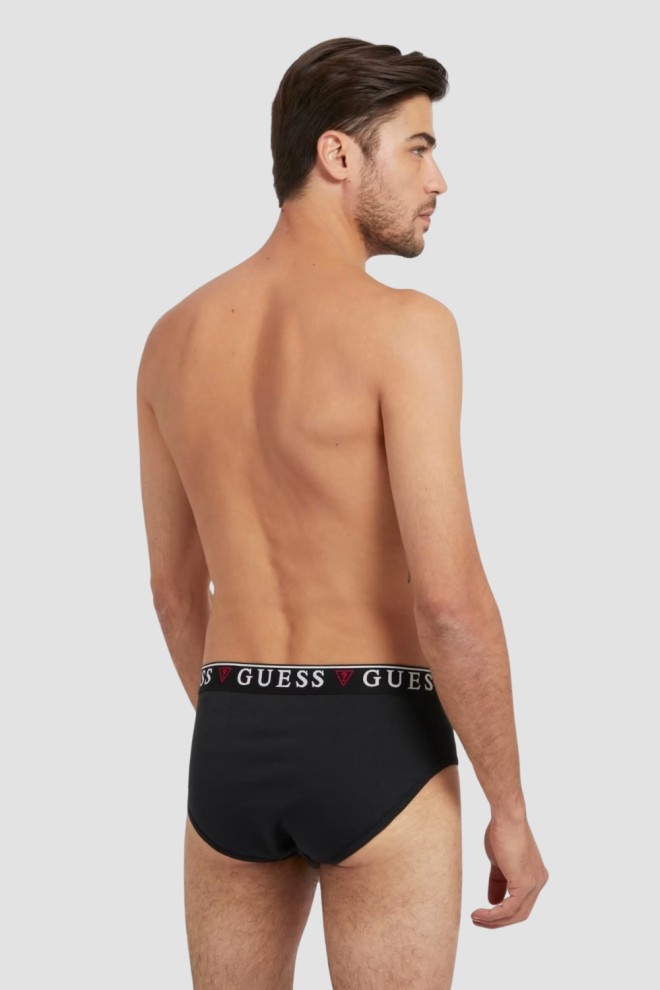 GUESS negru bărbați lenjerie de corp chiloți 3 set pachet