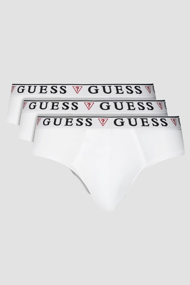 Чоловічі білі труси-труси GUESS комплект з 3 штук