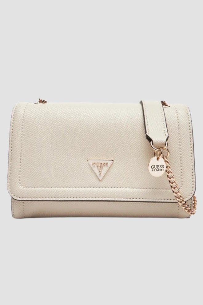 GUESS Beige Women's Handbag Noelle II