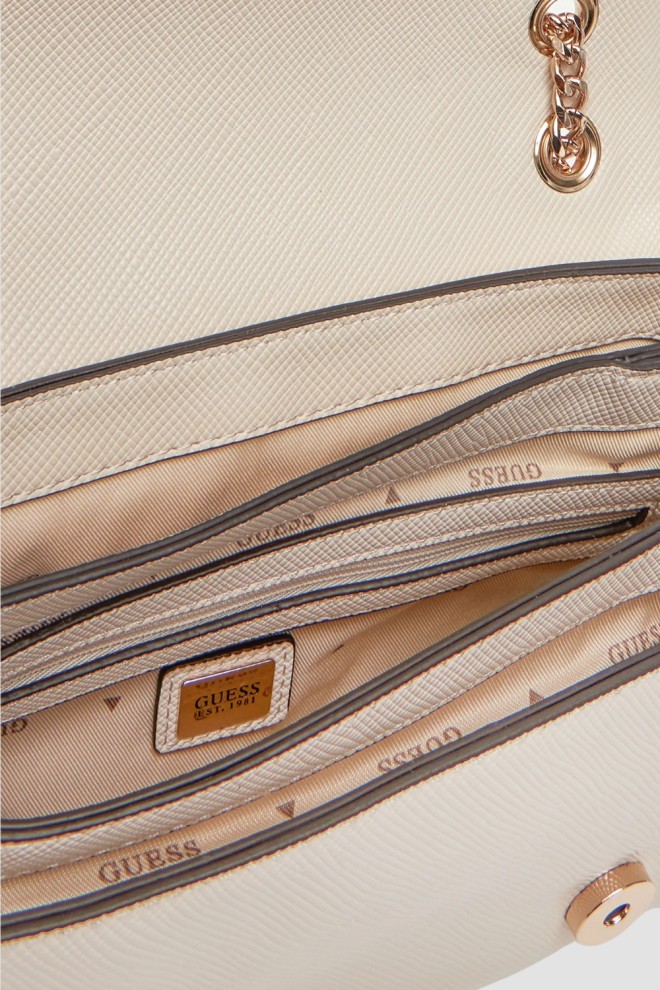 GUESS Beige Women's Handbag Noelle II