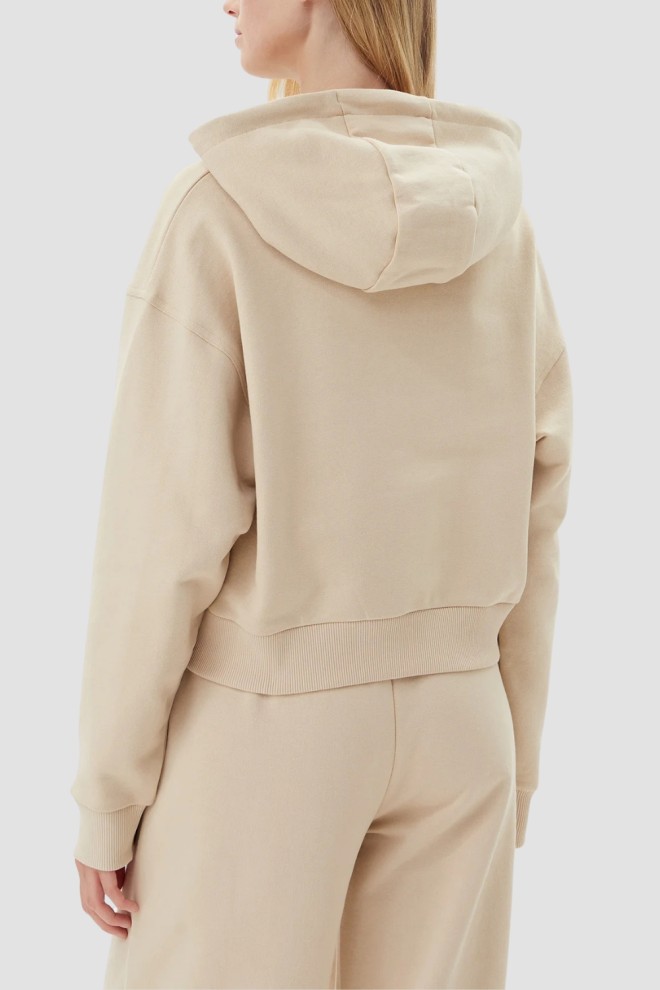 GUESS Beige women's sweatshirt with zirconia Primula