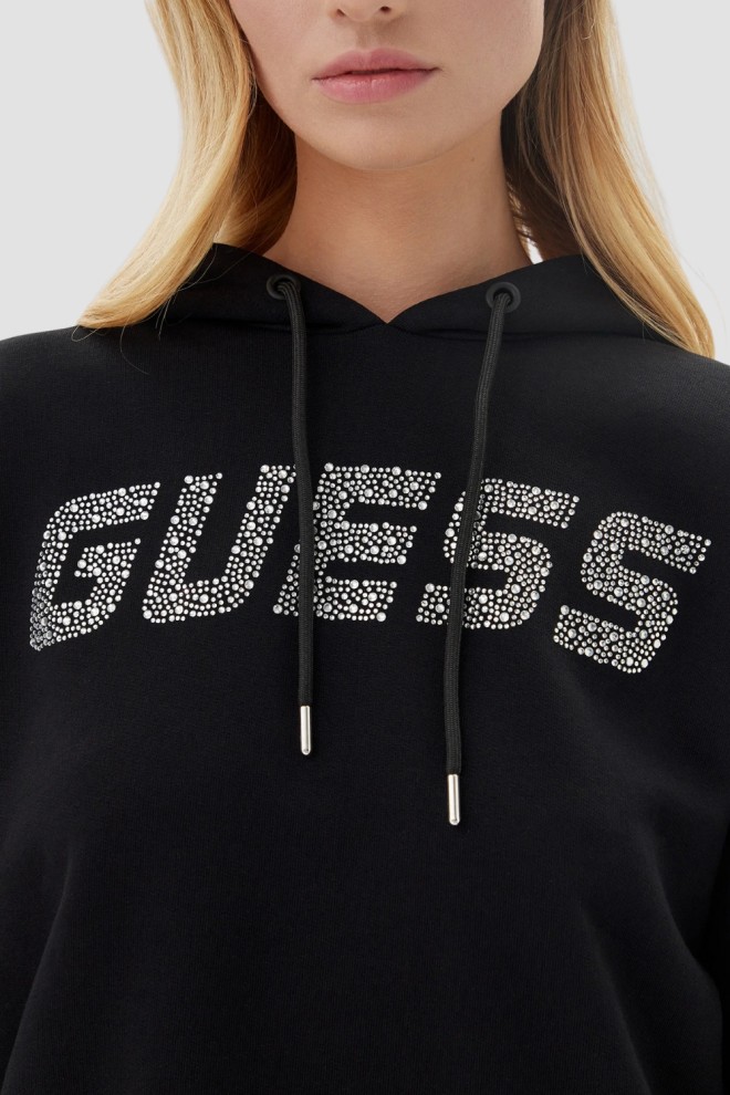 GUESS Сlack women's sweatshirt with zirconia Primula