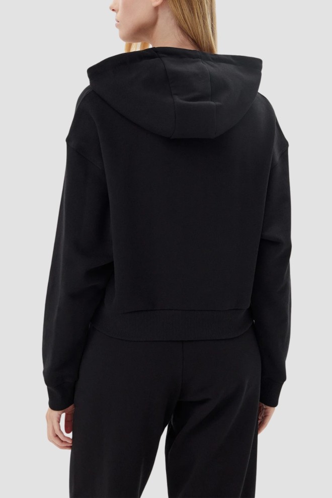 GUESS Сzarna bluza damska z cyrkoniami Primula