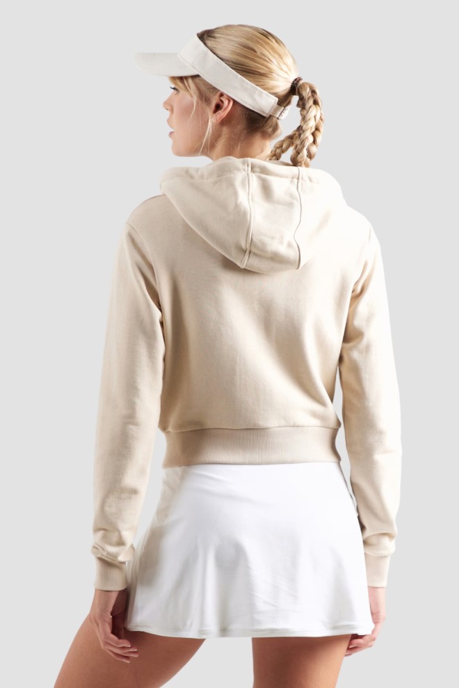 GUESS Beżowa bluza damska z cyrkoniami Primula