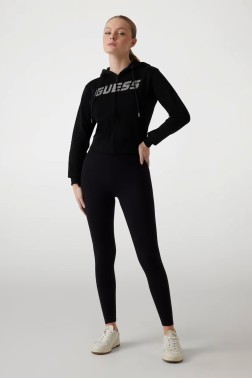 GUESS Czarna damska bluza z...