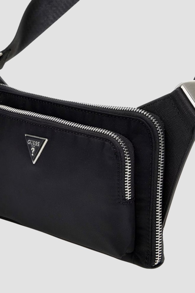 GUESS Negru bărbați Milano sachet