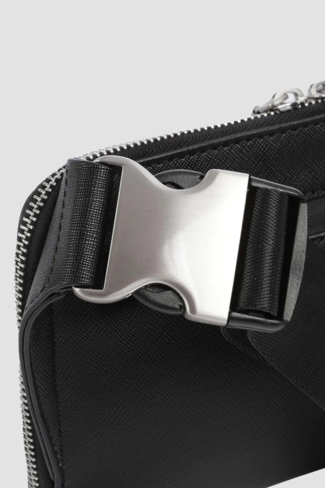 GUESS Czarna męska saszetka Milano Bumbag