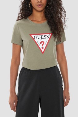 GUESS Zielony t-shirt...