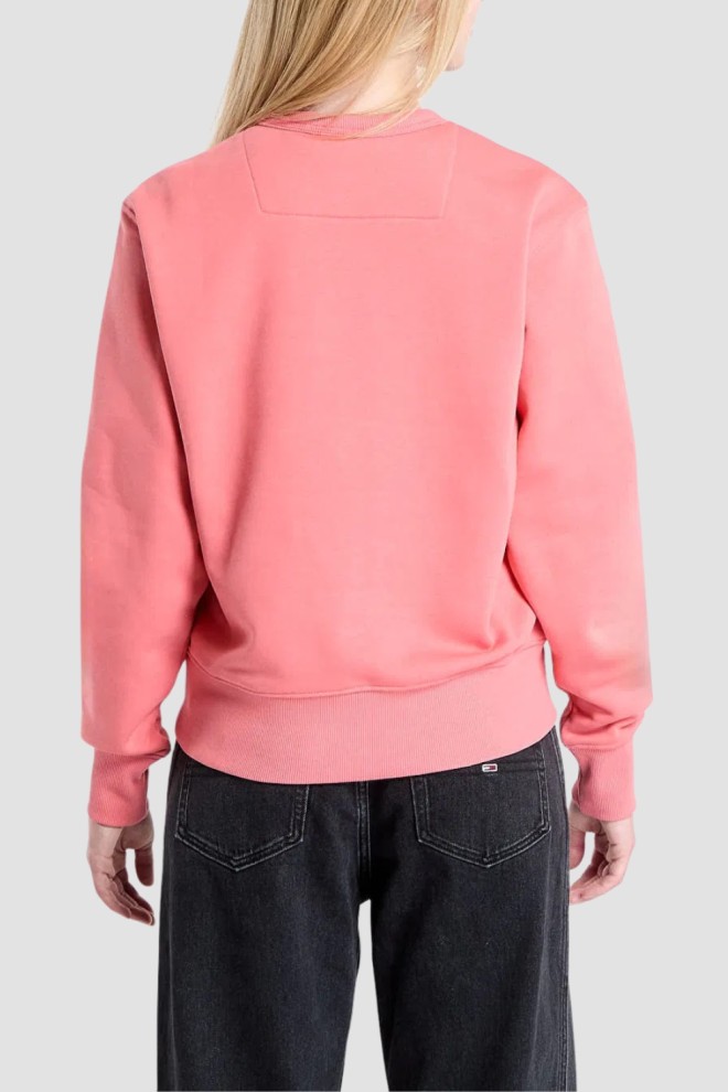 Hanorac original din fleece pentru femei GUESS Pink