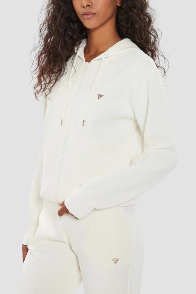 GUESS Women's ecru Olympe sweatshirt