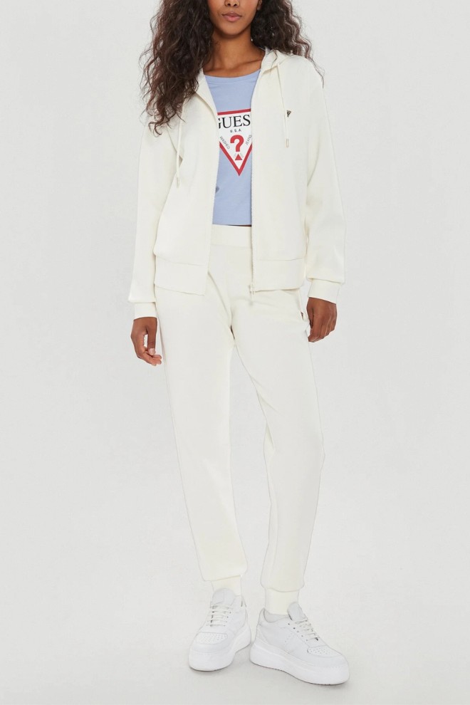 GUESS Women's ecru Olympe sweatshirt