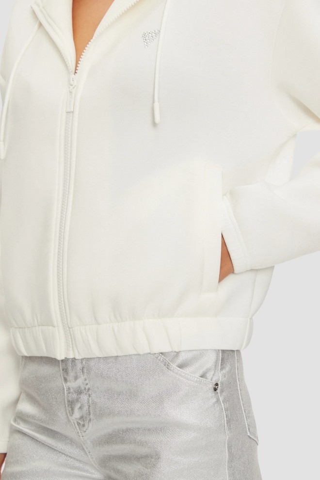 GUESS Beige women's sweatshirt Cecilia