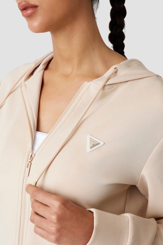 Світшот GUESS в сіро-коричневому кольорі Olympe