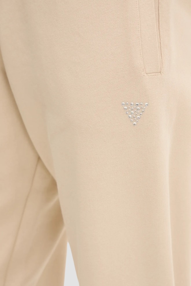 Pantaloni de trening GUESS Bej Primula pentru femei