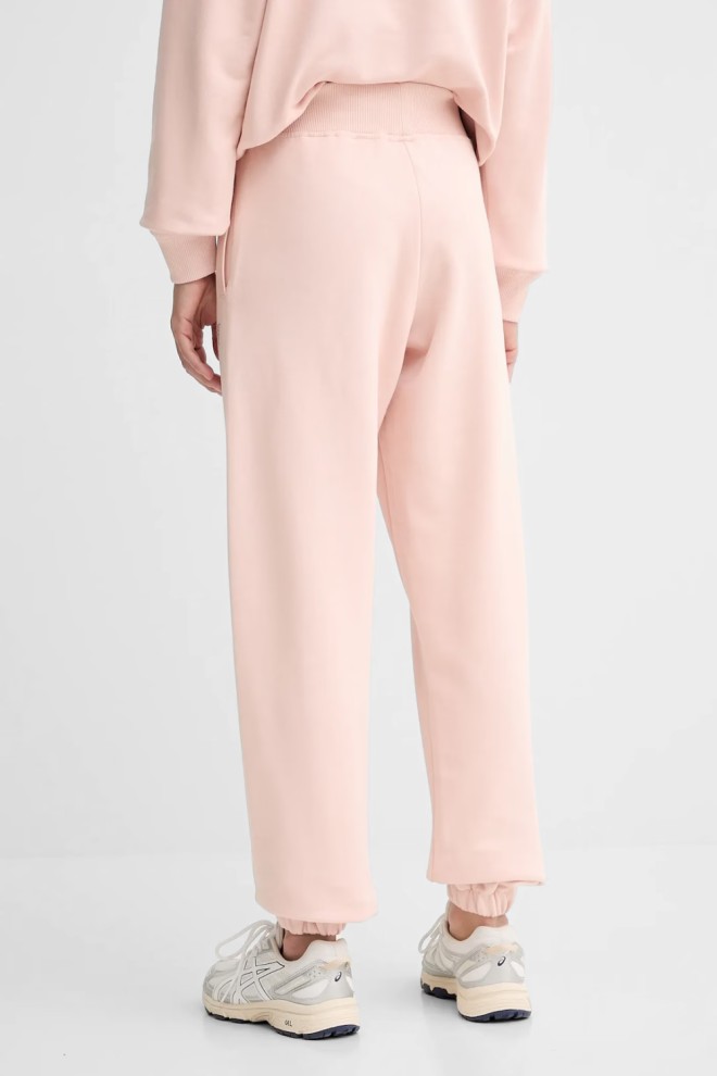 Pantaloni de trening GUESS Pink Primula pentru femei
