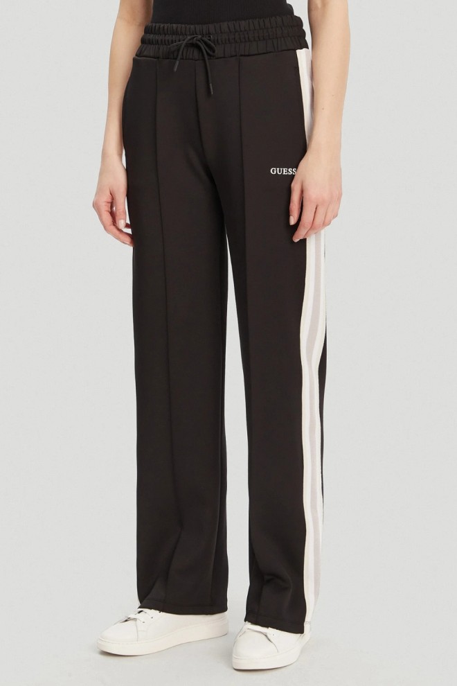 GUESS Pantaloni de trening Yarrow negri pentru femei