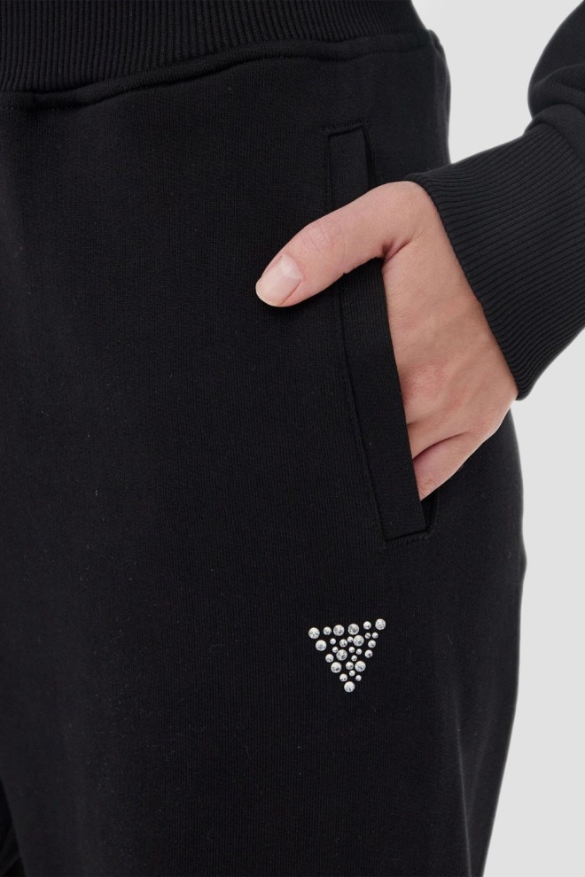 GUESS Pantaloni de trening Primula negri pentru femei