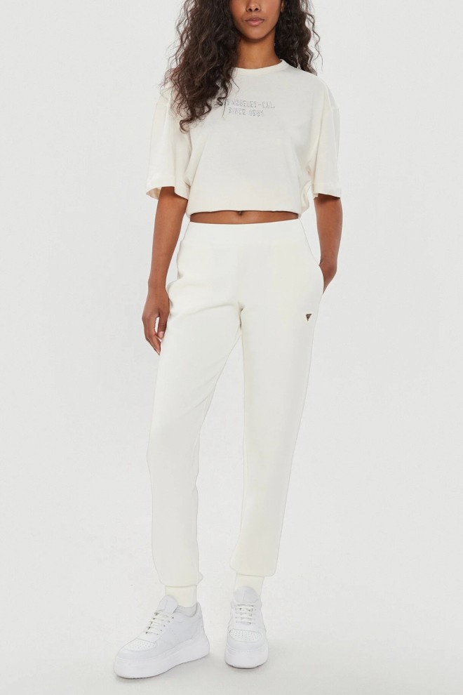 GUESS Beige women's Olympe sweatpants