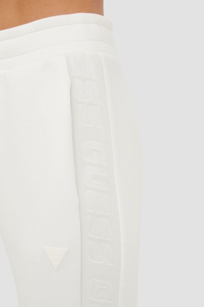 Pantaloni de trening GUESS Bej Allie Scuba pentru femei