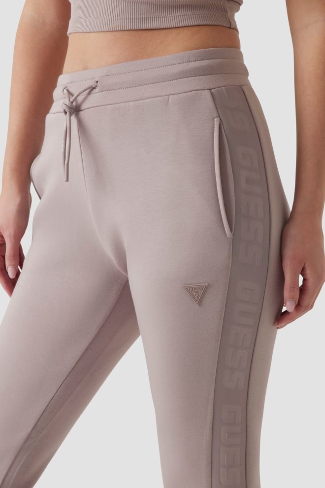GUESS Women's sweatpants in taupe Allie Scuba color