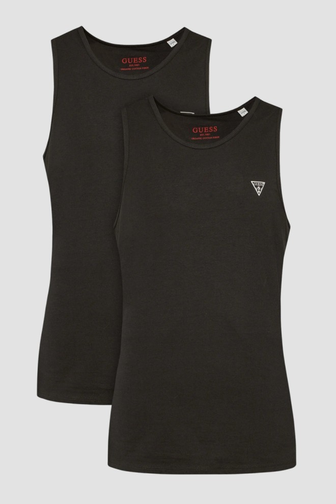 GUESS Black Men's T-shirt 2 Pack