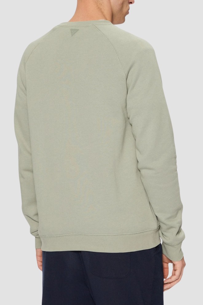 GUESS Green men's New Aldwin sweatshirt