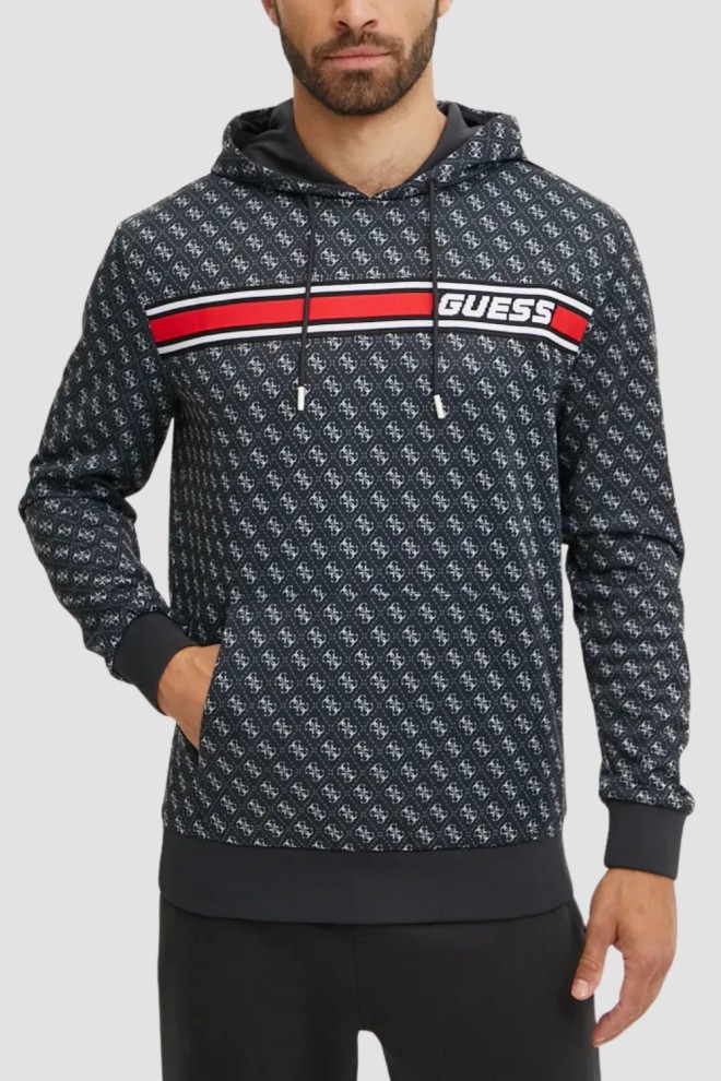 GUESS Black men's New Korbin sweatshirt