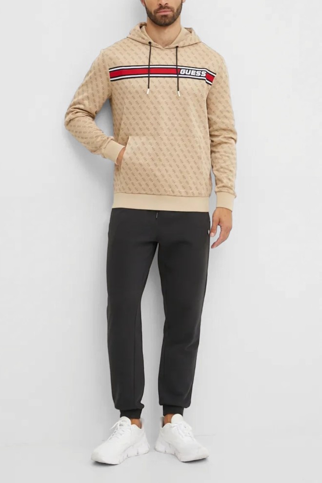 GUESS Beżowa bluza męska New Korbin