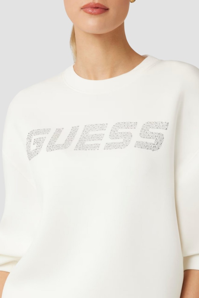 GUESS Damska bluza w kolorze ecru Cecilia